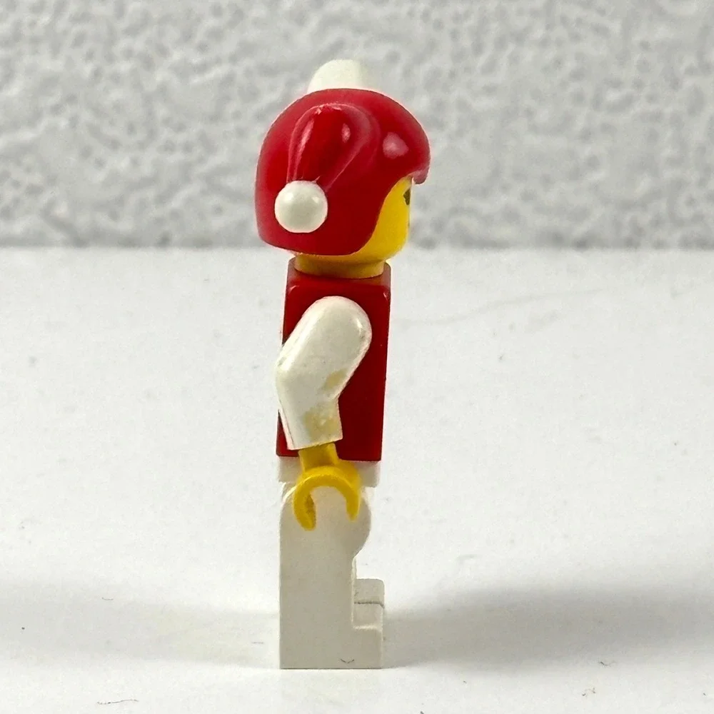 LEGO Jester Minifigure Unisex OS Red White Vintage Castle Harlequin‎ 1990s